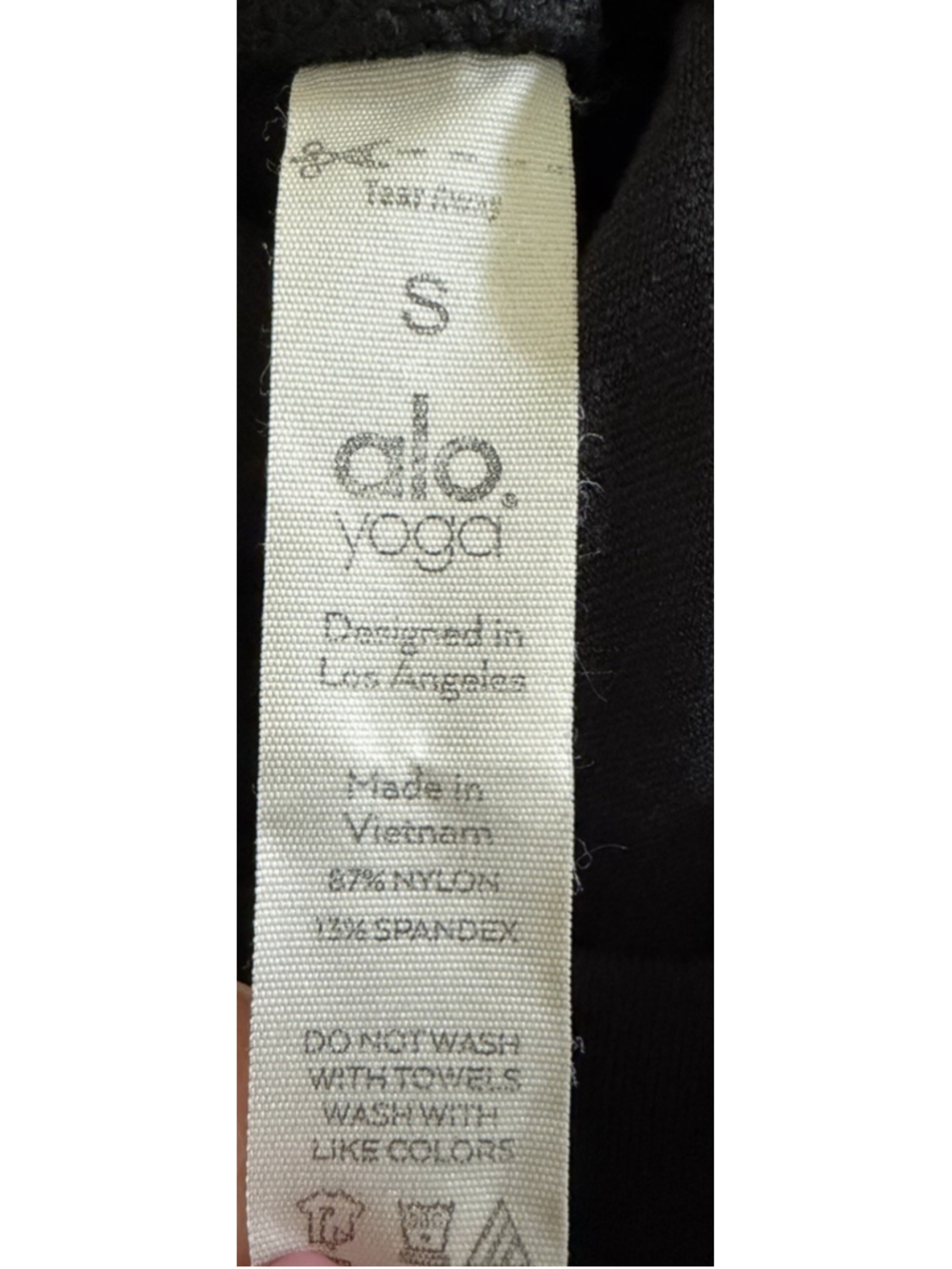 ALO YOGA AIRBRUSH HIGH WAIST BOOTCUT PANTS 31” BLACK SMALL - Picture 3 of 9